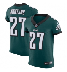 Men's Nike Philadelphia Eagles #27 Malcolm Jenkins Midnight Green Team Color Vapor Untouchable Elite Player NFL Jersey