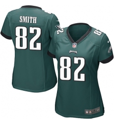Women's Nike Philadelphia Eagles #82 Torrey Smith Game Midnight Green Team Color NFL Jersey