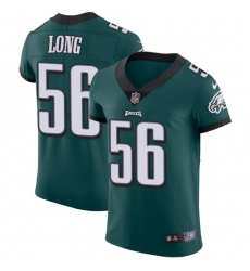 Men's Nike Philadelphia Eagles #56 Chris Long Midnight Green Team Color Vapor Untouchable Elite Player NFL Jersey