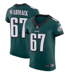 Men's Nike Philadelphia Eagles #67 Chance Warmack Midnight Green Team Color Vapor Untouchable Elite Player NFL Jersey