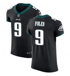 Men's Nike Philadelphia Eagles #9 Nick Foles Black Alternate Vapor Untouchable Elite Player NFL Jersey