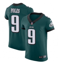 Men's Nike Philadelphia Eagles #9 Nick Foles Midnight Green Team Color Vapor Untouchable Elite Player NFL Jersey