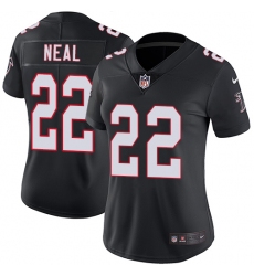 Women's Nike Atlanta Falcons #22 Keanu Neal Elite Black Alternate NFL Jersey