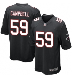 Youth Nike Atlanta Falcons #59 De'Vondre Campbell Game Black Alternate NFL Jersey