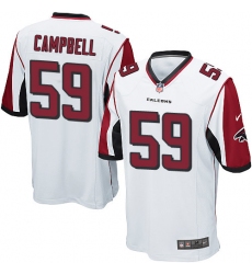 Youth Nike Atlanta Falcons #59 De'Vondre Campbell Game White NFL Jersey
