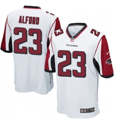Men's Nike Atlanta Falcons #23 Robert Alford Game White NFL Jersey