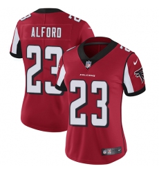 Women's Nike Atlanta Falcons #23 Robert Alford Elite Red Team Color NFL Jersey
