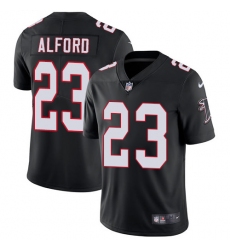 Youth Nike Atlanta Falcons #23 Robert Alford Elite Black Alternate NFL Jersey