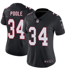 Women's Nike Atlanta Falcons #34 Brian Poole Elite Black Alternate NFL Jersey