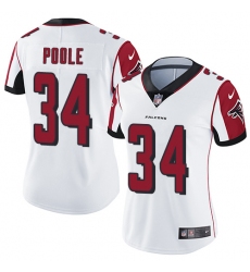 Women's Nike Atlanta Falcons #34 Brian Poole Elite White NFL Jersey
