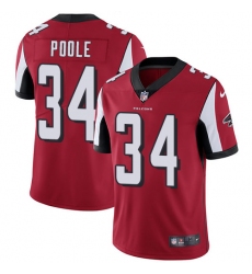 Youth Nike Atlanta Falcons #34 Brian Poole Elite Red Team Color NFL Jersey