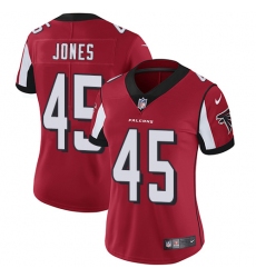 Women's Nike Atlanta Falcons #45 Deion Jones Elite Red Team Color NFL Jersey