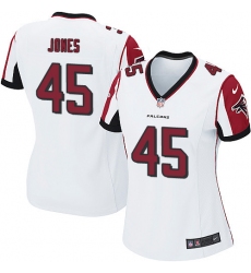 Women's Nike Atlanta Falcons #45 Deion Jones Game White NFL Jersey