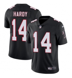 Youth Nike Atlanta Falcons #14 Justin Hardy Elite Black Alternate NFL Jersey