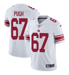 Men's Nike New York Giants #67 Justin Pugh White Vapor Untouchable Limited Player NFL Jersey