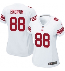 Women's Nike New York Giants #88 Evan Engram Game White NFL Jersey