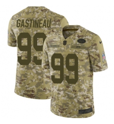 Youth Nike New York Jets #99 Mark Gastineau Limited Camo 2018 Salute to Service NFL Jersey