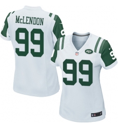 Women's Nike New York Jets #99 Steve McLendon Game White NFL Jersey