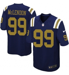 Youth Nike New York Jets #99 Steve McLendon Elite Navy Blue Alternate NFL Jersey