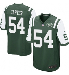 Men's Nike New York Jets #54 Bruce Carter Game Green Team Color NFL Jersey
