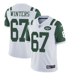 Youth Nike New York Jets #67 Brian Winters Elite White NFL Jersey