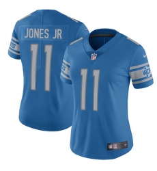 Women's Nike Detroit Lions #11 Marvin Jones Jr Elite Light Blue Team Color NFL Jersey