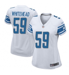 Women's Nike Detroit Lions #59 Tahir Whitehead Game White NFL Jersey