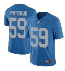 Youth Nike Detroit Lions #59 Tahir Whitehead Elite Blue Alternate NFL Jersey