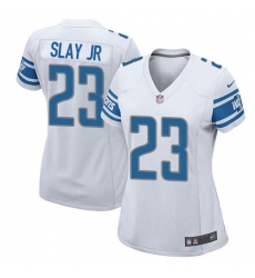 Women's Nike Detroit Lions #23 Darius Slay Jr Game White NFL Jersey