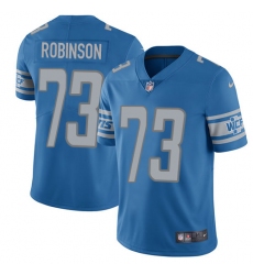 Youth Nike Detroit Lions #73 Greg Robinson Elite Light Blue Team Color NFL Jersey