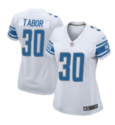 Women's Nike Detroit Lions #55 Jon Bostic Game White NFL Jersey