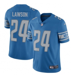 Youth Nike Detroit Lions #24 Nevin Lawson Elite Light Blue Team Color NFL Jersey