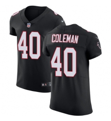Men's Nike Atlanta Falcons #40 Derrick Coleman Black Alternate Vapor Untouchable Elite Player NFL Jersey