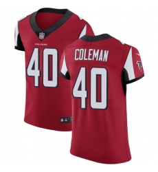 Men's Nike Atlanta Falcons #40 Derrick Coleman Red Team Color Vapor Untouchable Elite Player NFL Jersey