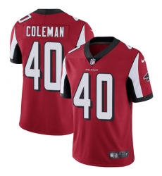 Youth Nike Atlanta Falcons #40 Derrick Coleman Elite Red Team Color NFL Jersey