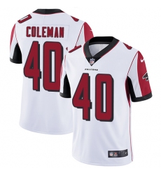 Youth Nike Atlanta Falcons #40 Derrick Coleman Elite White NFL Jersey