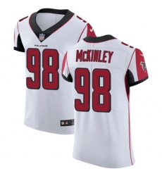 Men's Nike Atlanta Falcons #98 Takkarist McKinley White Vapor Untouchable Elite Player NFL Jersey