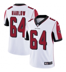 Youth Nike Atlanta Falcons #64 Sean Harlow Elite White NFL Jersey