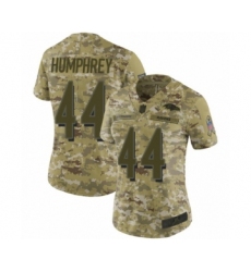 Women's Baltimore Ravens #44 Marlon Humphrey Limited Camo 2018 Salute to Service Football Jersey