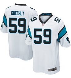 Men's Nike Carolina Panthers #59 Luke Kuechly Game White NFL Jersey