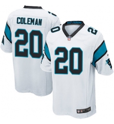 Men's Nike Carolina Panthers #20 Kurt Coleman Game White NFL Jersey