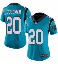 Women's Nike Carolina Panthers #20 Kurt Coleman Elite Blue Alternate NFL Jersey