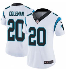 Women's Nike Carolina Panthers #20 Kurt Coleman Elite White NFL Jersey