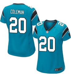 Women's Nike Carolina Panthers #20 Kurt Coleman Game Blue Alternate NFL Jersey