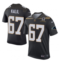 Men's Nike Carolina Panthers #67 Ryan Kalil Elite Black Team Irvin 2016 Pro Bowl NFL Jersey