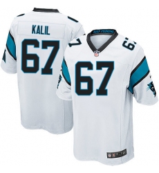Men's Nike Carolina Panthers #67 Ryan Kalil Game White NFL Jersey