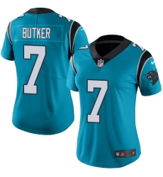 Women's Nike Carolina Panthers #7 Harrison Butker Elite Blue Alternate NFL Jersey