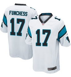 Men's Nike Carolina Panthers #17 Devin Funchess Game White NFL Jersey