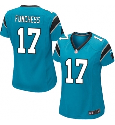 Women's Nike Carolina Panthers #17 Devin Funchess Game Blue Alternate NFL Jersey