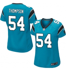 Women's Nike Carolina Panthers #54 Shaq Thompson Game Blue Alternate NFL Jersey